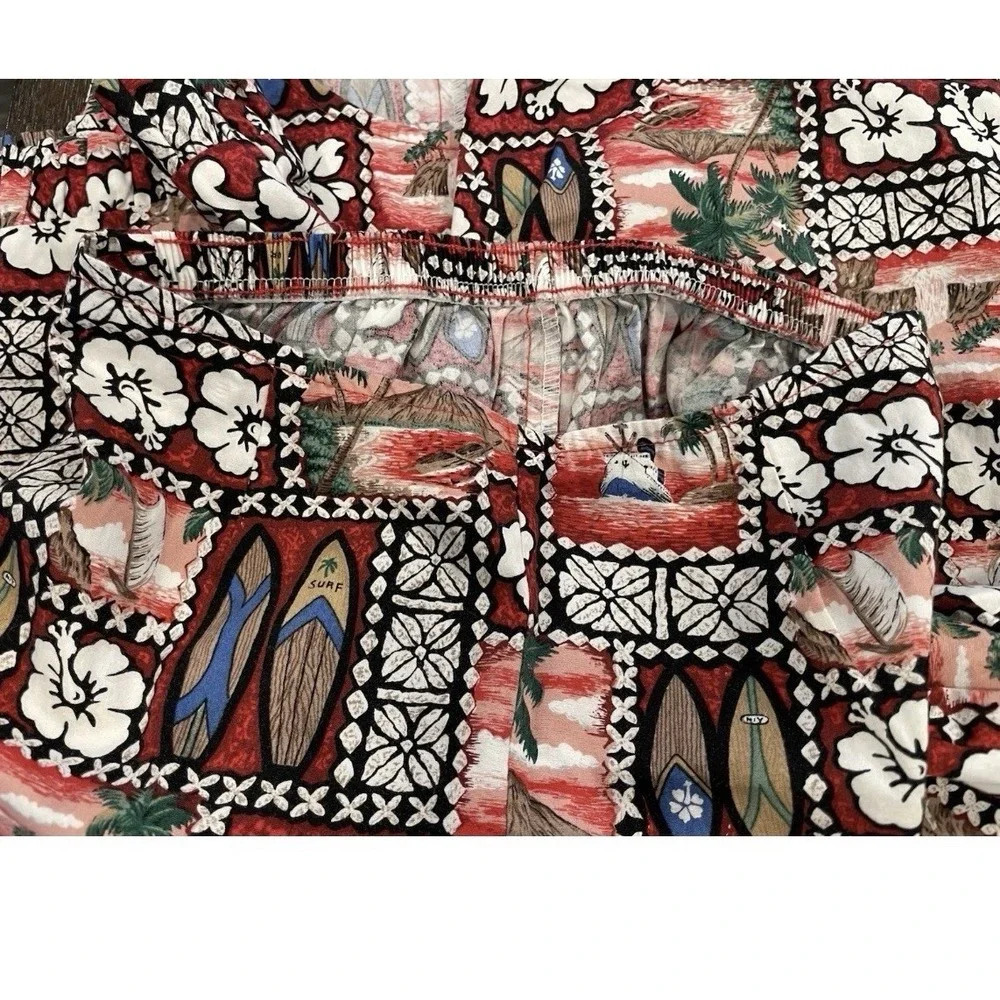 Vintage Hilo Hattie 2 Piece Pant Set Girls Hawaiian Size 6